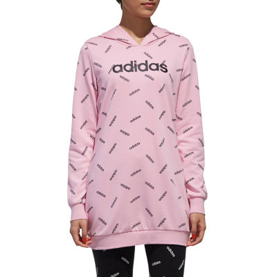 adidas sweater dress pink