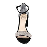 I. Miller Shoes Womens Emely Buckle Open Toe Block Heel Pumps