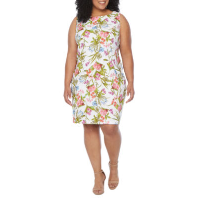 alyx sleeveless floral sheath dress