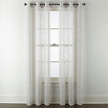 Regal Home Marley Textured Slub Sheer, Jcpenney Curtain Panels