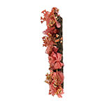 National Tree Co. 16 Pink Floral V Heart Wreath