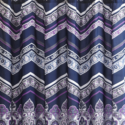 Intelligent Design Kinley Printed Shower Curtain Jcpenney Color