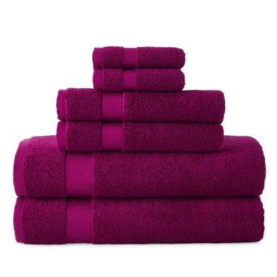 JCPenney Home Solid Bath Towels JCPenney