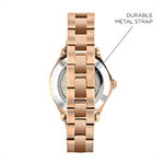 iTouch Connected for Women: Crystal Case with Rose Gold Metal Strap Hybrid Smartwatch (32mm) 13887R-51-D29