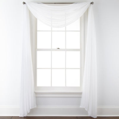 Liz Claiborne Lisette Sheer Scarf Valance JCPenney
