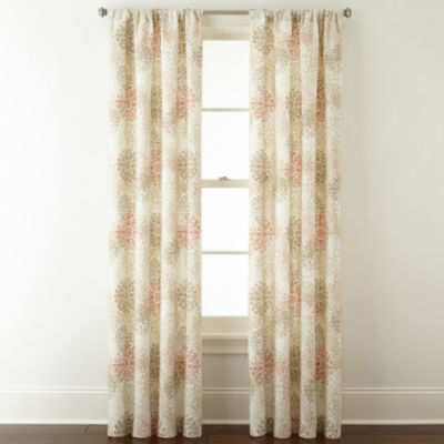 Home Expressions Deacon Rod Pocket Curtain Panel Color Cedarwood