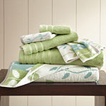 Pacific Coast Textiles Organic Vines Yarn Dyed 6-pc. Bath Towel Set