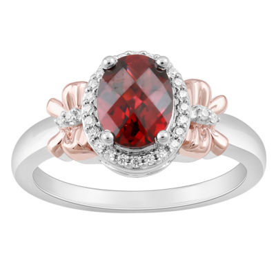 real garnet ring