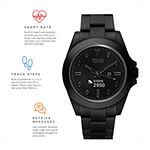 iTouch Connected for Men: Black Case with Black Acrylic Strap Hybrid Smartwatch (42mm) 50117B-51-G02