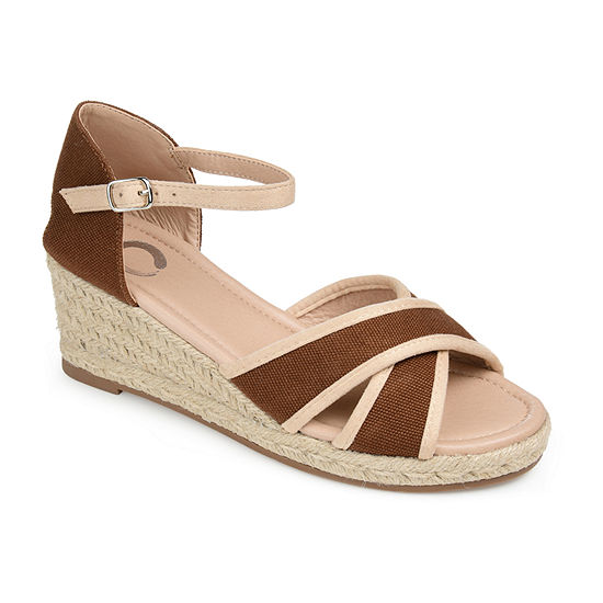 Journee Collection Womens Brene Wedge Sandals