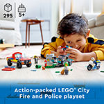 Lego City Fire Rescue & Police Chase 60319 (295 Pieces)