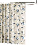 Madison Park Nantucket Seashell Shower Curtain