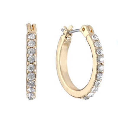 Jewelry Hoop Earrings, Color Clear JCPenney