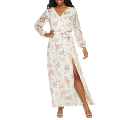 premier amour short sleeve maxi dress