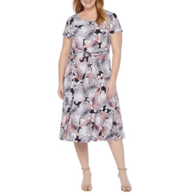 floral fit and flare