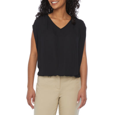 jcpenney petite blouses