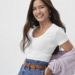 a.n.a Cropped Cardigan, Pointelle Scoop-Neck Top & Paper-Bag Waist Jeans