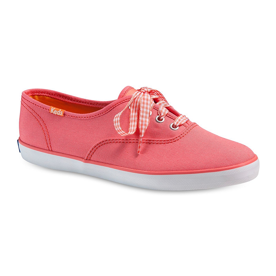 Keds Champion Canvas Sneakers, Coral, Womens