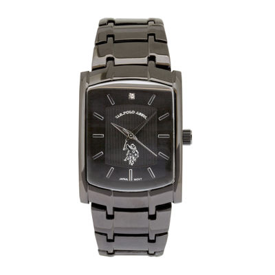 us polo assn stainless steel watch