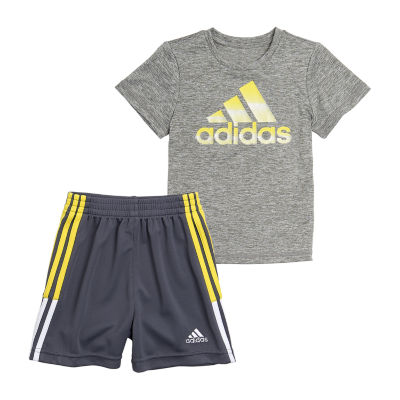 adidas boys short sets