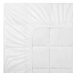 Fieldcrest Luxury Sateen Pillow Top Antimicrobial Treated Mattress Topper