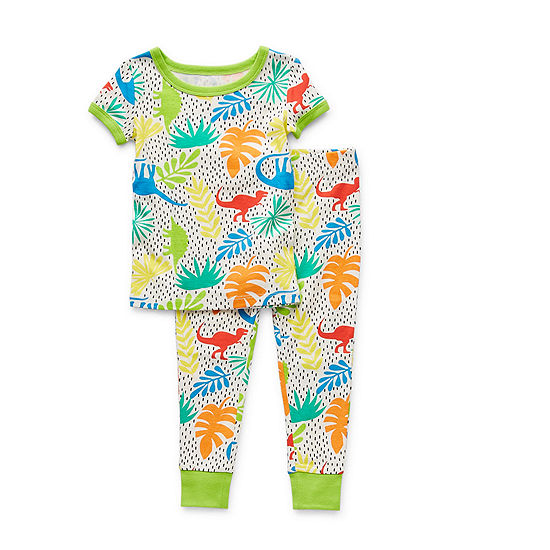 Okie Dokie Toddler Unisex 2-pc. Pant Pajama Set