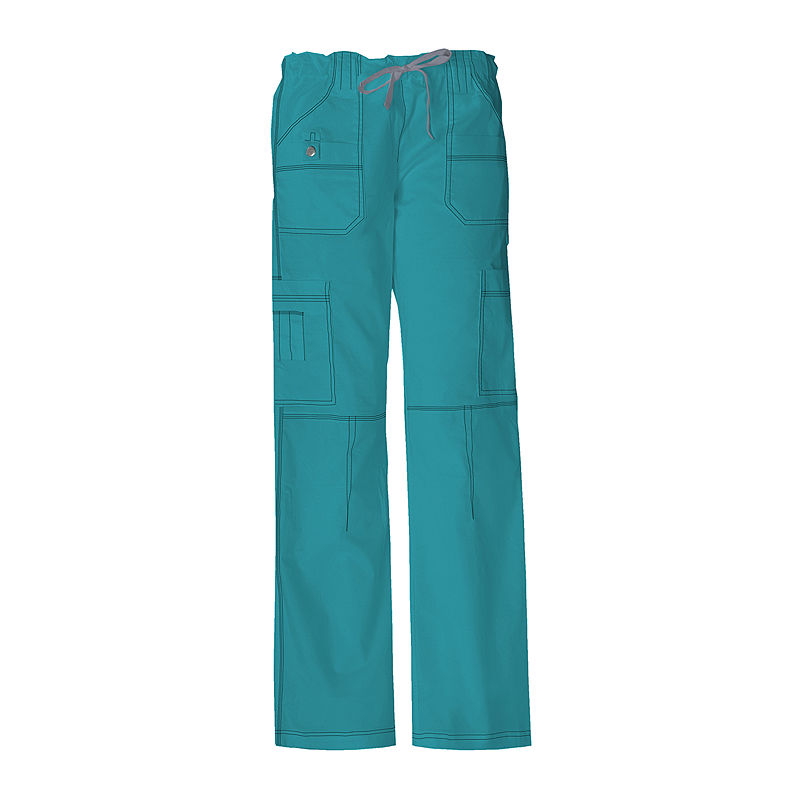 Dickies 857455 Youtility Cargo Scrub Pants - Juniors, Womens, Size X-Small, Blue