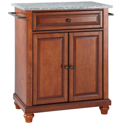 Pelham Small Granite Top Portable Kitchen Island Jcpenney