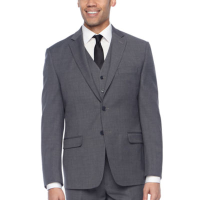 Collection by Michael Strahan Grey Texture Classic Fit Suit, Color ...