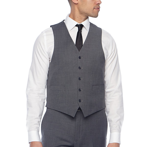 Collection by Michael Strahan Grey Texture Classic Fit Suit, Color ...