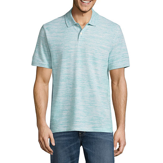 St. John's Bay Short Sleeve Solid Performance Pique Polo Shirt-JCPenney