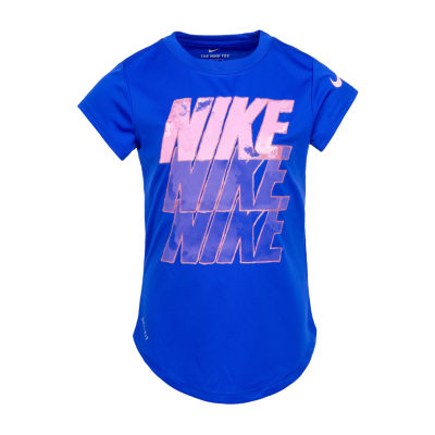 hyper blue nike shirt