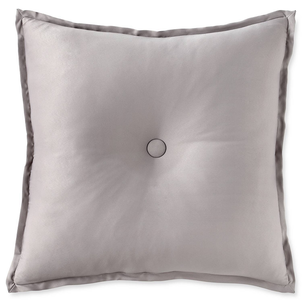 ROYAL VELVET Ogee Square Decorative Pillow, Ash