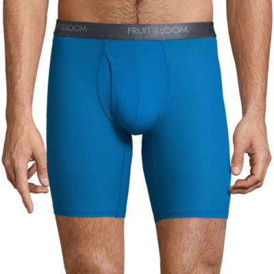 fruit of the loom everlight boxer briefs long leg