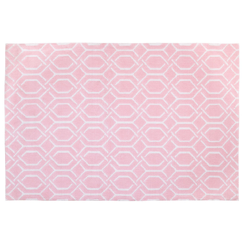 Little Love by NoJo Kids/Nursery Plush Pink Rug  5 9  x 3 9