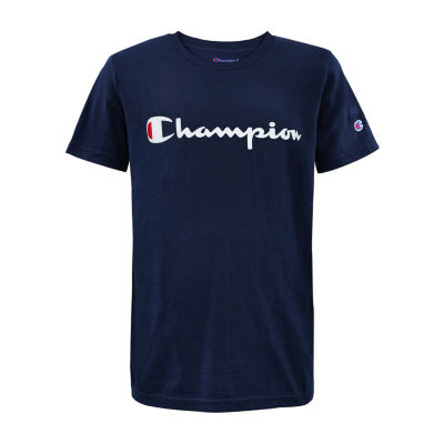 champion t shirt kids navy