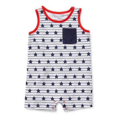 boys sleeveless romper