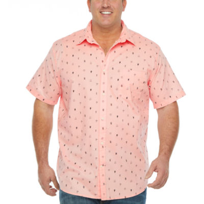 jcpenney big and tall short sleeve dress shirts