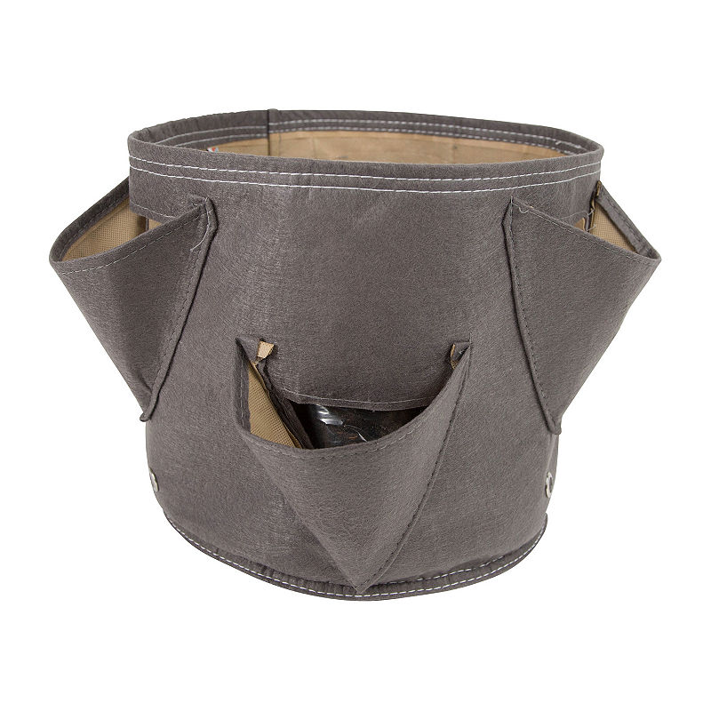Bloembagz Big Herb Planter Grow Bag - 5 Gallon, Gray