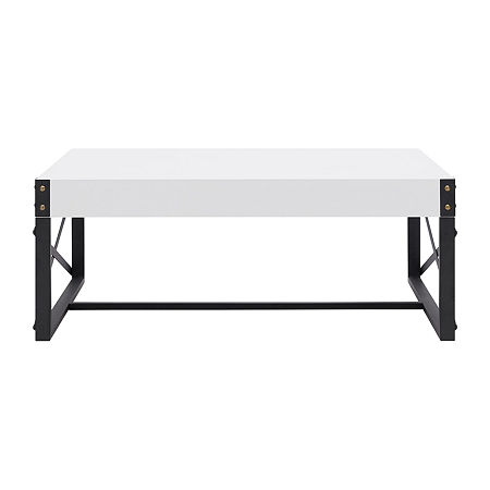 Asner Coffee Table, One Size , White