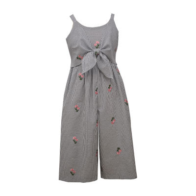 girls grey jumpsuit