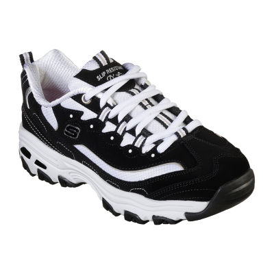 skechers white work shoes