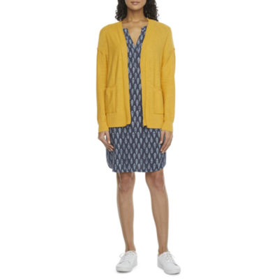 jcpenney yellow sweater