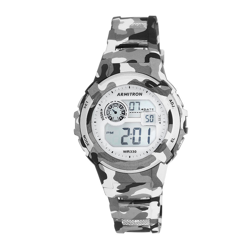 UPC 086702573493 product image for Armitron Gray Camo Digital Chronograph Sport Watch | upcitemdb.com