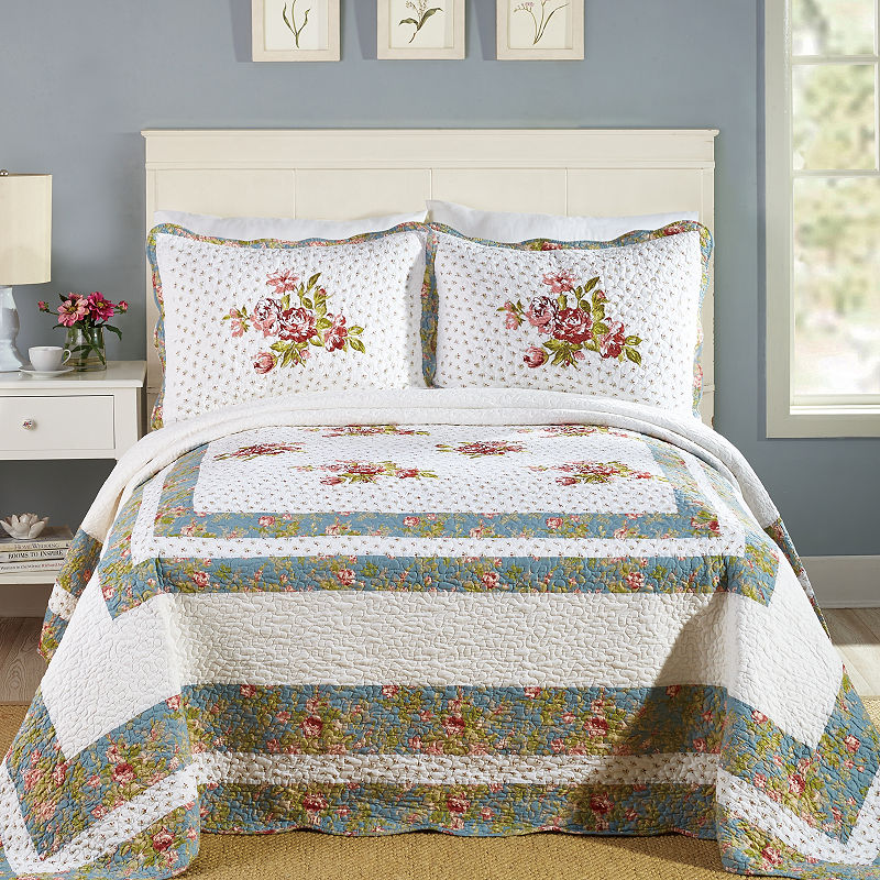 Modern Heirloom Loretta Bedspread - Bedspreads - Multiple Colors - Size - Full - Full - Multi
