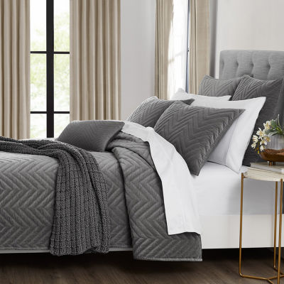 Fieldcrest Luxury Border Stripe 3pc. Comforter Set & Accessories