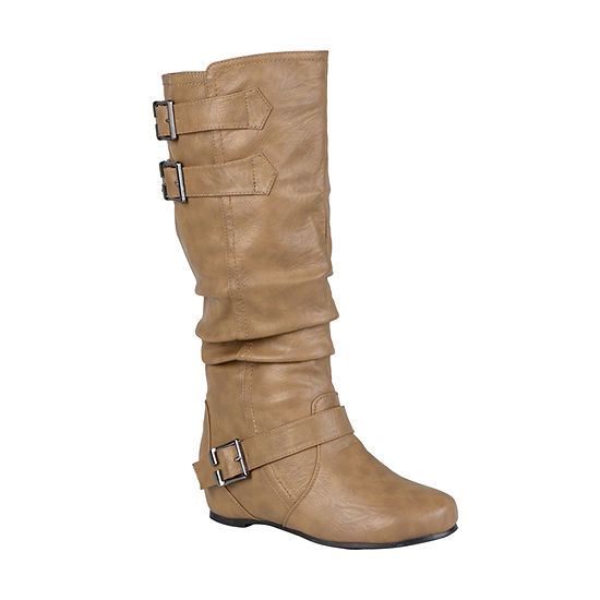 Journee Collection Womens Tiffany Wide Calf Slouch Riding Boots - JCPenney