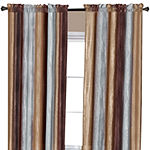 Ombre Light-Filtering Rod Pocket Single Curtain Panel