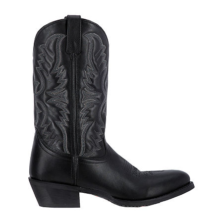 Laredo Mens Birchwood Block Heel Cowboy Boots, 11 Medium, Black