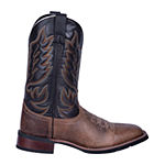 Laredo Mens Montana Block Heel Wide Width Cowboy Boots